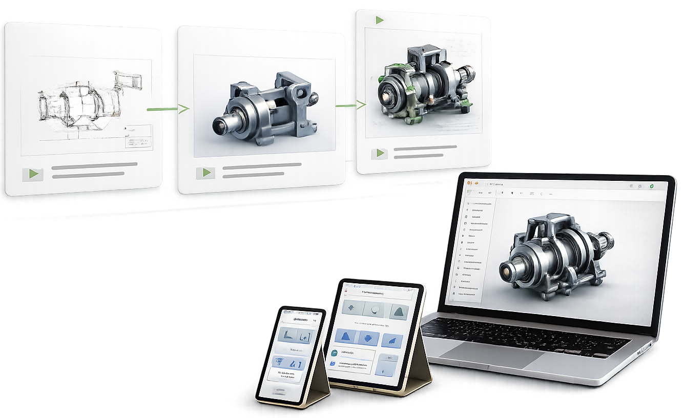 Structured CAD learning for institutions