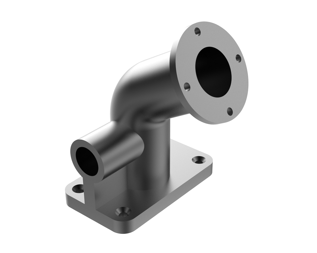 Base-Mounted Flanged Elbow