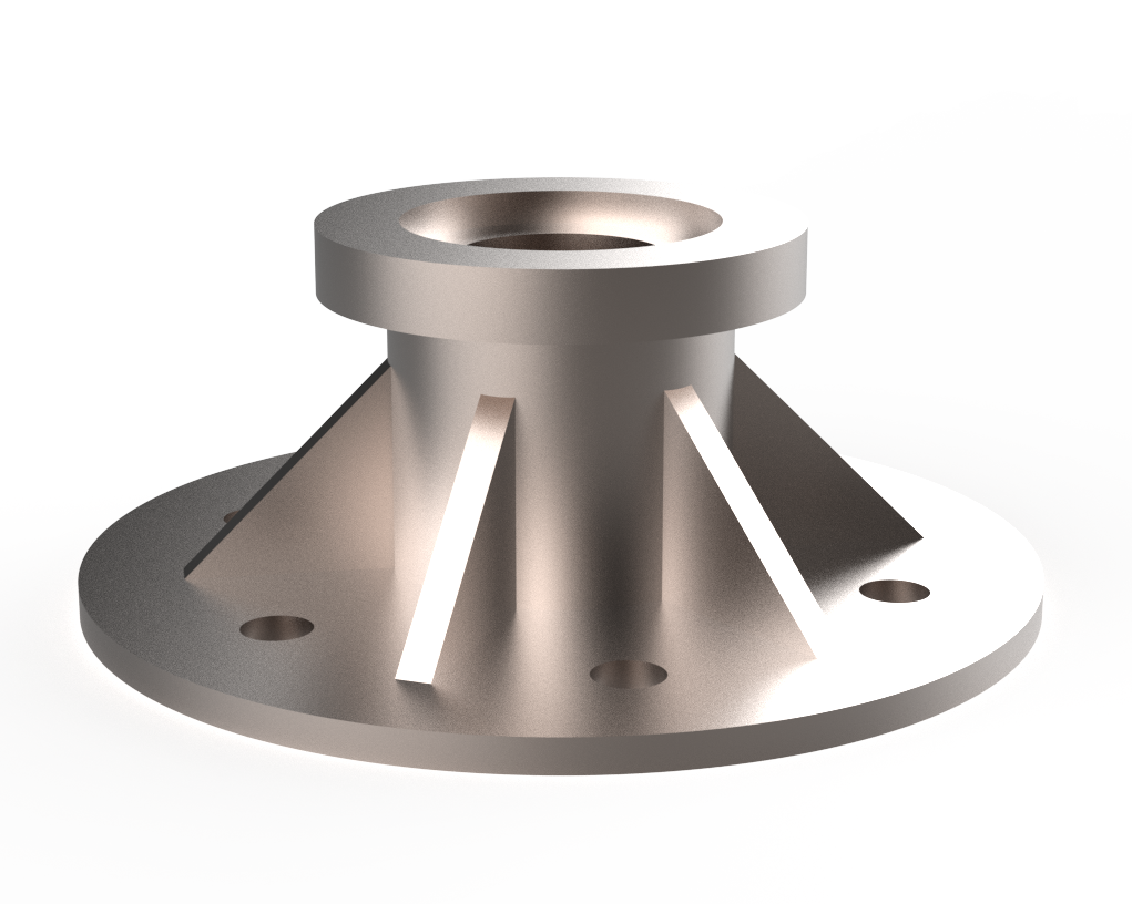 Flanged Mounting Hub