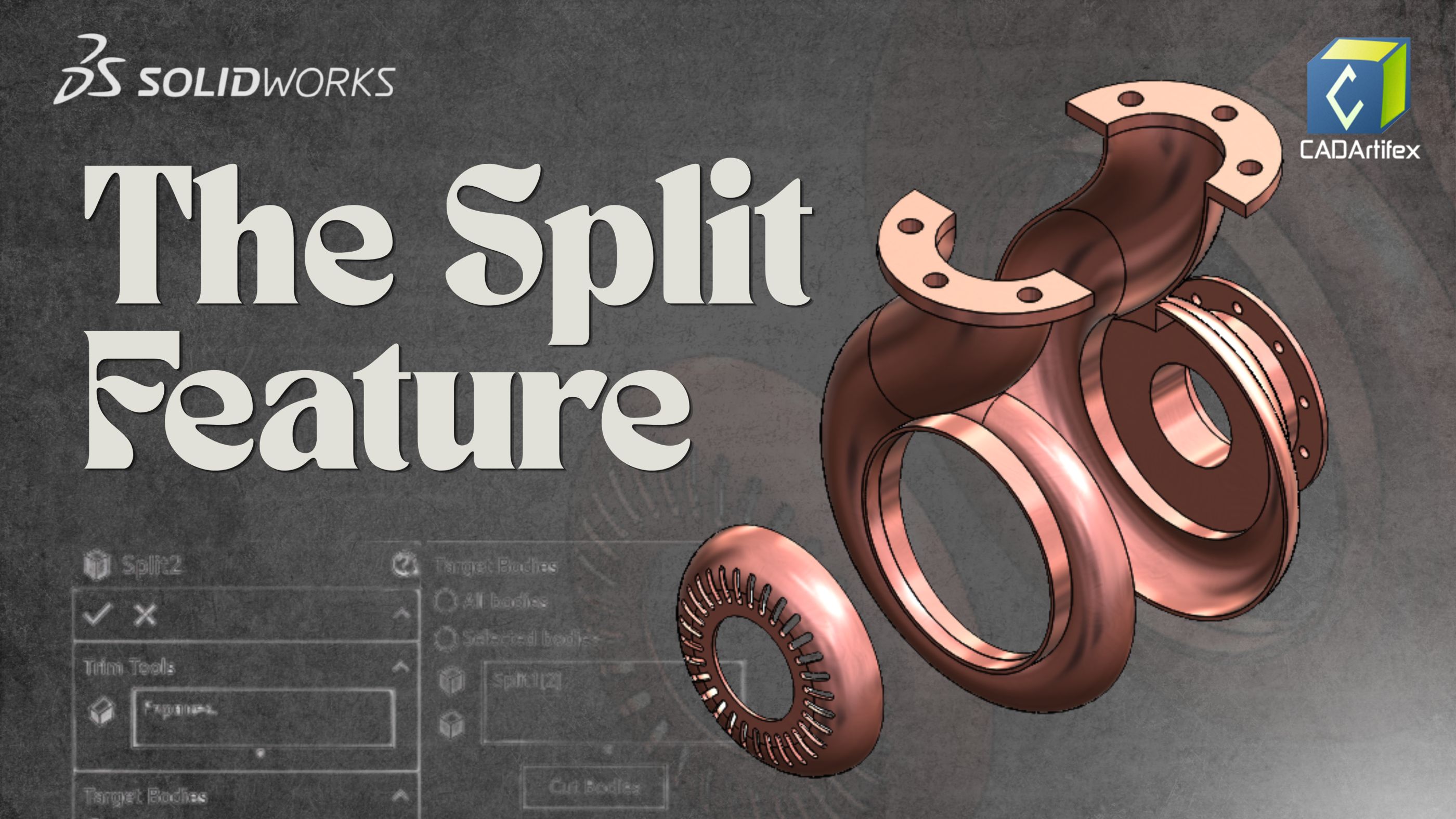 Learn SOLIDWORKS Split Feature with Our FREE Guide